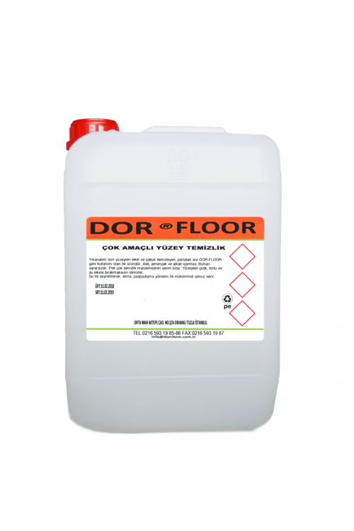 10 KG DOR-FLOOR KONSANTRE GENEL TEMİZLİK ÜRÜNÜ 10 KG DOR-FLOOR KONSANTRE GENEL TEMİZLİK ÜRÜNÜ