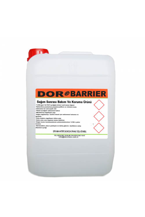 10 KG DOR-BARIER SAĞIM SONRASI BAKIM VE KORUMA ÜRÜNÜ 10 KG DOR-BARIER SAĞIM SONRASI BAKIM VE KORUMA ÜRÜNÜ