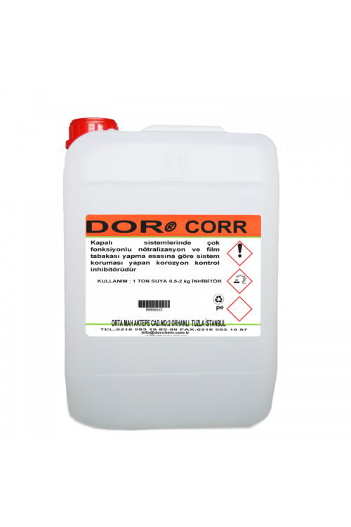 10 KG DOR-CORR KOROZYON İNHİBİTÖRÜ 10 KG DOR-CORR KOROZYON İNHİBİTÖRÜ