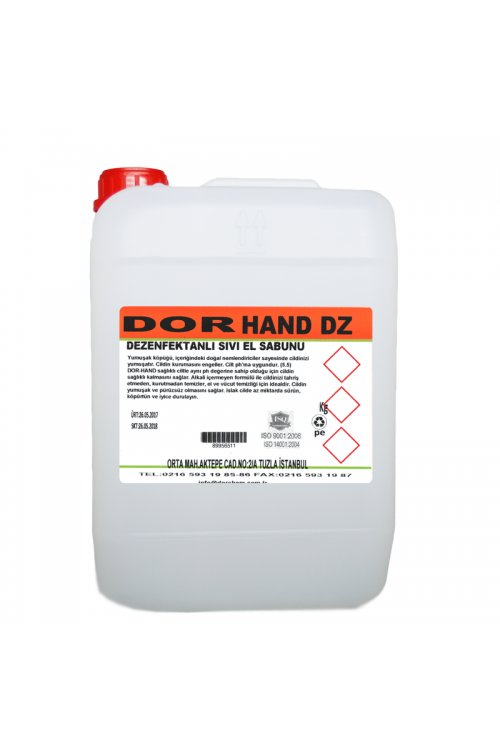 10 KG DOR-HAND ANTİBAKTERİYEL EL SABUNU 10 KG DOR-HAND ANTİBAKTERİYEL EL SABUNU