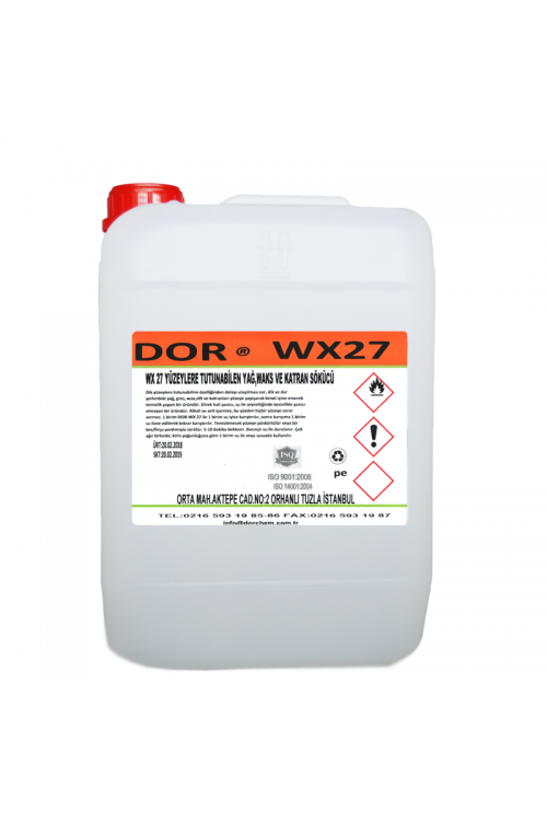 10 LT DOR-WX 27 YAĞ KATRAN WAX ÇÖZÜCÜ 10 LT DOR-WX 27 YAĞ KATRAN WAX ÇÖZÜCÜ