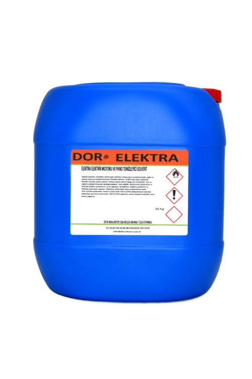 30 KG DOR-ELEKTRA ELEKTRİK MOTOR VE PANO TEMİZLEYİCİ SOLVENT 30 KG DOR-ELEKTRA ELEKTRİK MOTOR VE PANO TEMİZLEYİCİ SOLVENT
