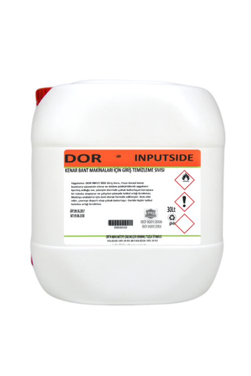 30 LT DOR-INPUTSIDE KENAR BANT MAKİNESİ GİRİŞ TEMİZLİK SIVISI 30 LT DOR-INPUTSIDE KENAR BANT MAKİNESİ GİRİŞ TEMİZLİK SIVISI