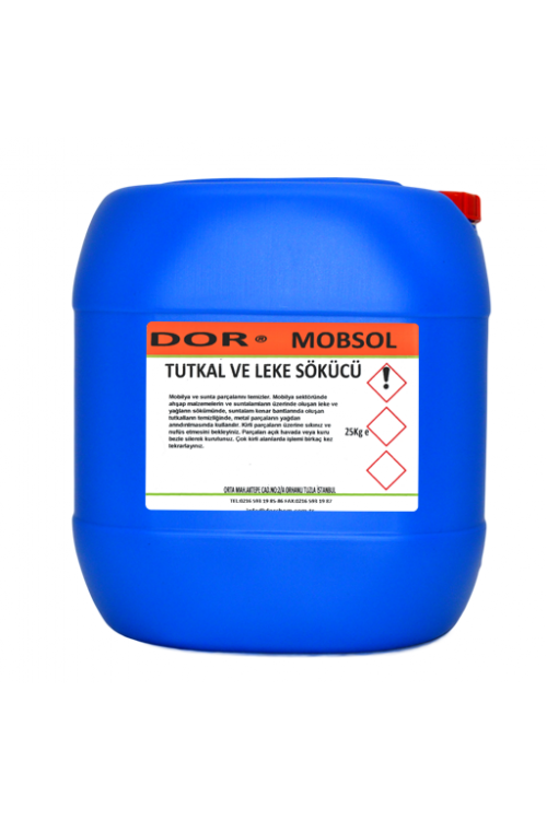 25 KG DOR-MOBSOL MOBİLYA VE SUNTA TEMİZLEYİCİ SOLVENT 25 KG DOR-MOBSOL MOBİLYA VE SUNTA TEMİZLEYİCİ SOLVENT