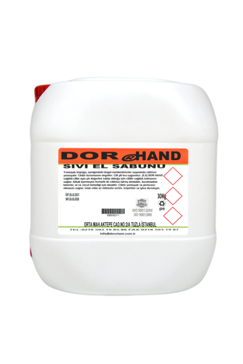 30 KG DOR-HAND EL SABUNU 30 KG DOR-HAND EL SABUNU