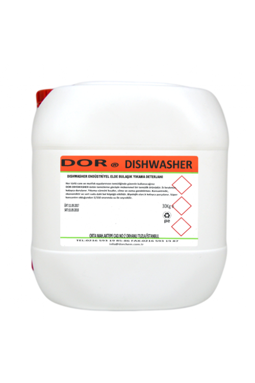 30 KG DOR-DISHWASHER ELDE BULAŞIK YIKAMA DETERJANI 30 KG DOR-DISHWASHER ELDE BULAŞIK YIKAMA DETERJANI
