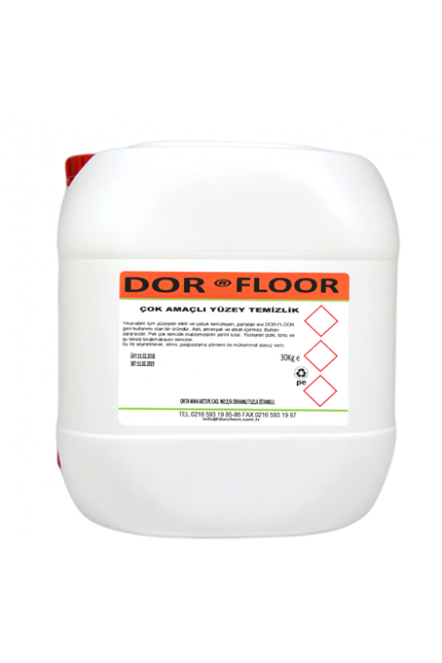 30 KG DOR-FLOOR KONSANTRE GENEL TEMİZLİK ÜRÜNÜ 30 KG DOR-FLOOR KONSANTRE GENEL TEMİZLİK ÜRÜNÜ