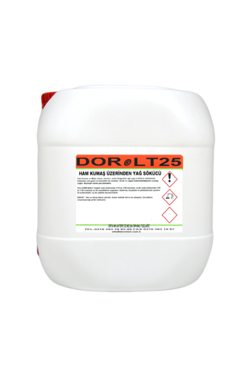 30 KG DOR-LT25 HAM KUMAŞ YAĞ SÖKÜCÜ 30 KG DOR-LT25 HAM KUMAŞ YAĞ SÖKÜCÜ