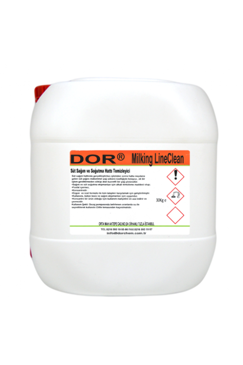 30 KG MILKINGLINECLEAN SÜT SAĞIM VE SOĞUTMA HATTI TEMİZLEYİCİ 30 KG MILKINGLINECLEAN SÜT SAĞIM VE SOĞUTMA HATTI TEMİZLEYİCİ