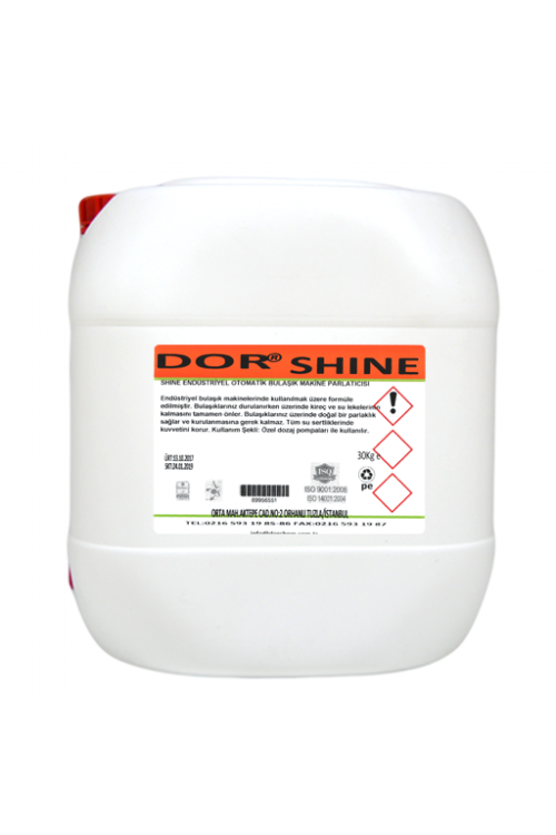30 KG DOR-SHINE OTOMATİK BULAŞIK MAKİNASI PARLATICISI 30 KG DOR-SHINE OTOMATİK BULAŞIK MAKİNASI PARLATICISI